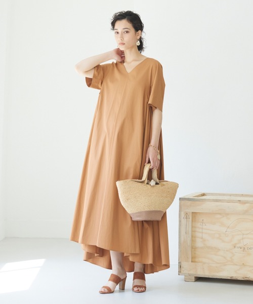 セール ワンピース ワンピース ドレス コンパクトコットンギャザー Anayi アナイ のファッション ワンピース をセール 価格で購入できます Anayi ワンピース ワンピース 終了しました Crazy Sale