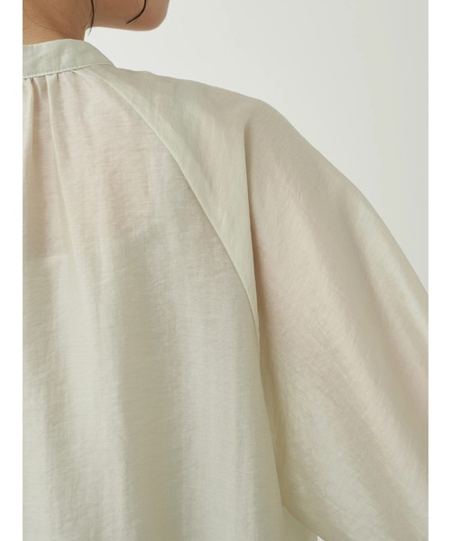 earth music&ecology（アースミュージックアンドエコロジー）の「【WEB限定】チャイナ釦Aラインチュニック ＊（シャツ/ブラウス・レディース・ブラック/オフホワイト/その他6・FREE）」の13枚目の写真