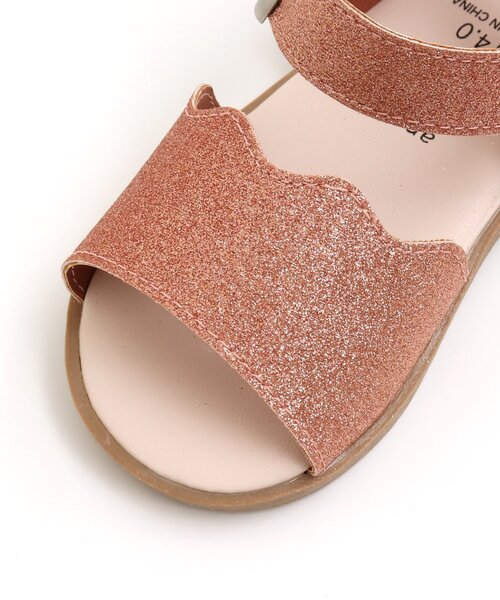 apres les cours（アプレレクール）の「/キラキラサンダル（サンダル・キッズ・ピンク/シルバー/ゴールド・17/18/14/16/15 /19）」の14枚目の写真