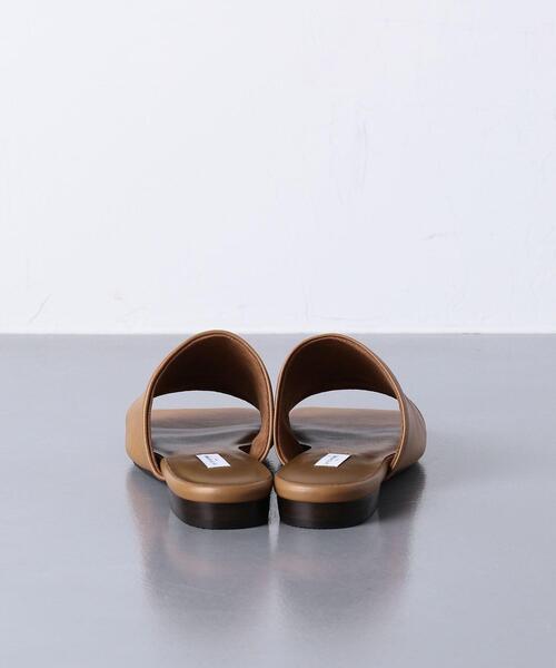 UNITED ARROWS（ユナイテッドアローズ）の「UWCMD スクエア ミュール フラット サンダル◆（サンダル・レディース・ブラウン/ブラック・36/38/37/35）」の12枚目の写真