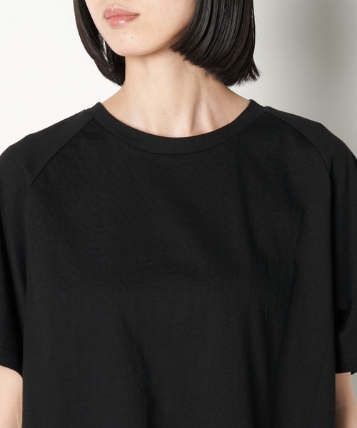 ライチ(ライチ)の「vingtrois/151-24332(Tシャツ/カットソー・レディース・オフホワイト/ブラック・FREE)」の7枚目の写真