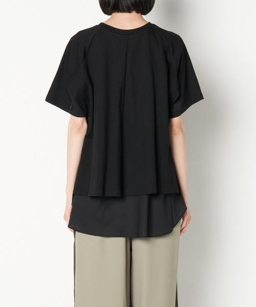 ライチ(ライチ)の「vingtrois/151-24332(Tシャツ/カットソー・レディース・オフホワイト/ブラック・FREE)」の6枚目の写真