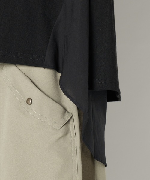 ライチ(ライチ)の「vingtrois/151-24332(Tシャツ/カットソー・レディース・オフホワイト/ブラック・FREE)」の10枚目の写真