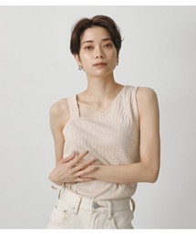 ASYMMETRY SHOULDER TANKTOP/アシンメトリーショルダータンククトップ