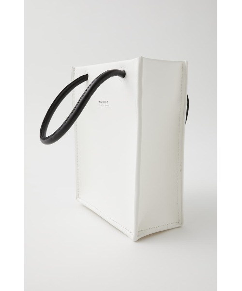 MOUSSY（マウジー）の「SOUVENIR TINY SHOULDER バッグ（ショルダーバッグ・レディース・ホワイト/ブラック・FREE）」の4枚目の写真