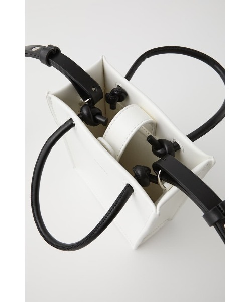 MOUSSY（マウジー）の「SOUVENIR TINY SHOULDER バッグ（ショルダーバッグ・レディース・ホワイト/ブラック・FREE）」の8枚目の写真