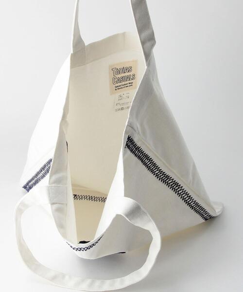 THE STATION STORE(ザ ステーション ストア)の「<ToBiAS>CASUALS シシュウ トートバッグ(トートバッグ・レディース・ブラック/ネイビー・FREE)」の6枚目の写真