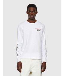 DIESEL | メンズ Tシャツ 長そで プリント(Tシャツ/カットソー)