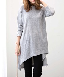 Cinderella（シンデレラ）の「トップス レディース サイドスリットロンT（Tシャツ/カットソー）」