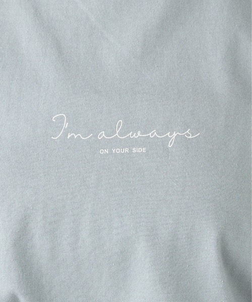 natural couture(ナチュラルクチュール)の「USAコットンフレンチスリーブロゴTシャツ(Tシャツ/カットソー・レディース・ブラック/ホワイト系その他/オフホワイト/ミント/グレイッシュベージュ・FREE)」の15枚目の写真