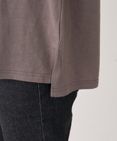 natural couture(ナチュラルクチュール)の「USAコットンフレンチスリーブロゴTシャツ(Tシャツ/カットソー・レディース・ブラック/ホワイト系その他/オフホワイト/ミント/グレイッシュベージュ・FREE)」の22枚目の写真