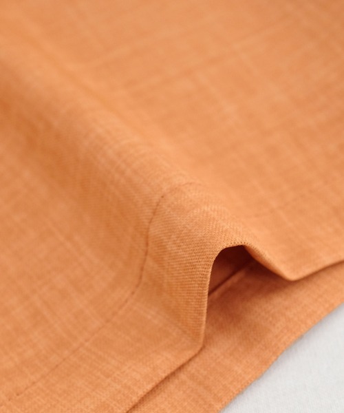 ＡＮＤＪ（アンドジェイ）の「リネンタッチ半袖テーラードジャケット（テーラードジャケット・レディース・オレンジ/ベージュ・M）」の22枚目の写真