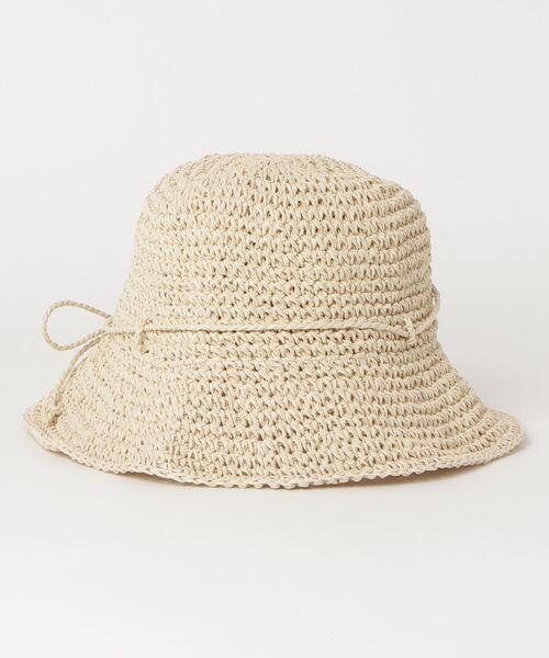 CALIFORNIA OUTFITTERS（カリフォルニア アウトフィッターズ）の「【キッズ商品】リボン紐ストローハット（ハット・キッズ・ベージュ/ライトベージュ・52-54cm）」の6枚目の写真