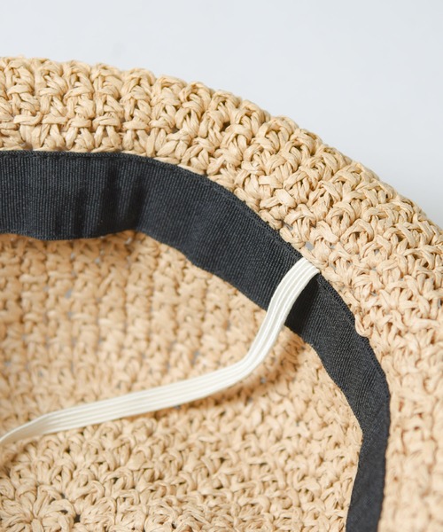 CALIFORNIA OUTFITTERS（カリフォルニア アウトフィッターズ）の「【キッズ商品】リボン紐ストローハット（ハット・キッズ・ベージュ/ライトベージュ・52-54cm）」の5枚目の写真