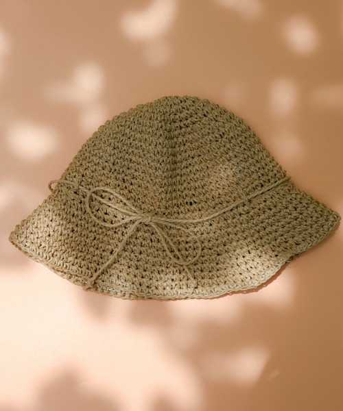 CALIFORNIA OUTFITTERS（カリフォルニア アウトフィッターズ）の「【キッズ商品】リボン紐ストローハット（ハット・キッズ・ベージュ/ライトベージュ・52-54cm）」の9枚目の写真