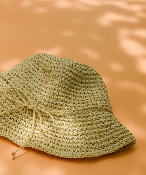 CALIFORNIA OUTFITTERS（カリフォルニア アウトフィッターズ）の「【キッズ商品】リボン紐ストローハット（ハット・キッズ・ベージュ/ライトベージュ・52-54cm）」の10枚目の写真