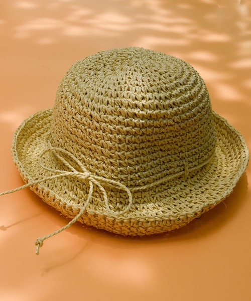 CALIFORNIA OUTFITTERS（カリフォルニア アウトフィッターズ）の「【キッズ商品】リボン紐ストローハット（ハット・キッズ・ベージュ/ライトベージュ・52-54cm）」の11枚目の写真