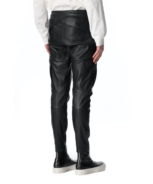 ATTACHMENT（アタッチメント）の「STRETCH LAMB LEATHER BIKER CARGO 