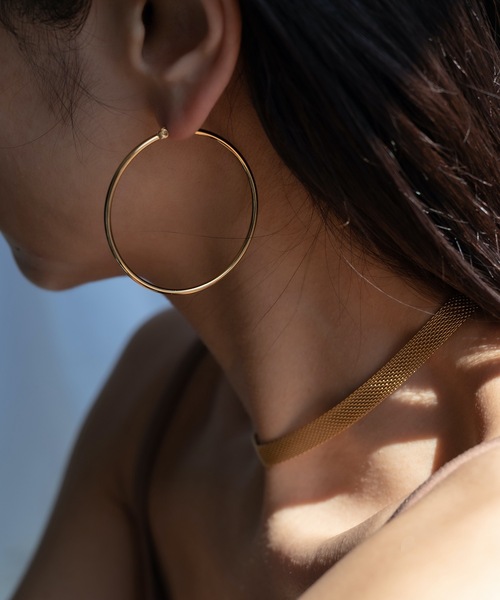 CENE（セネ）の「【CENE】セネ/ [ゴールド]メッシュベルトチョーカーネックレス（ネックレス・レディース・ゴールド・FREE）」の8枚目の写真