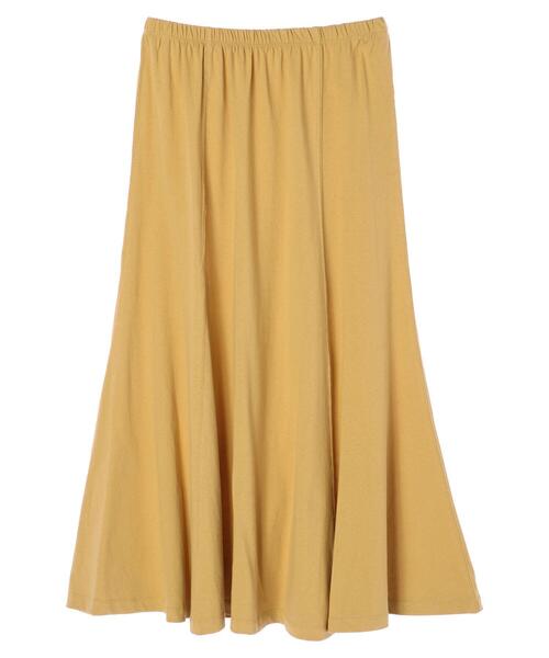 Green　Parks（グリーンパークス）の「マーメイドカットスカート＊（スカート・レディース・ライトベージュ/イエロー/ダークグレー・FREE）」の20枚目の写真