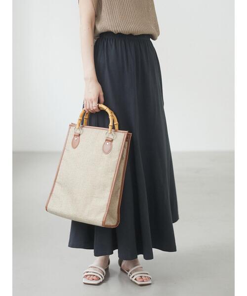 Green　Parks（グリーンパークス）の「マーメイドカットスカート＊（スカート・レディース・ライトベージュ/イエロー/ダークグレー・FREE）」の2枚目の写真