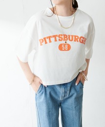 DISCOAT | 【WEB限定】カレッジロゴTシャツ(Tシャツ/カットソー)