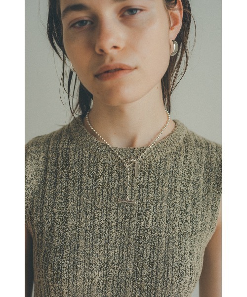 CLANE（クラネ）の「BALL CHAIN NECKLACE（ネックレス・レディース・シルバー・FREE）」の4枚目の写真