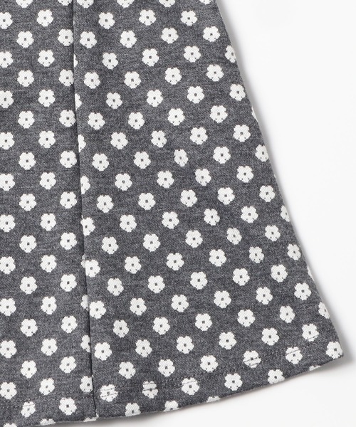 trois lapins kp（トロワラパンケーピー）の「Wジャガード素材のワンピース(80-90cm)（ジャンパースカート・キッズ・ブラウン/グレー・80ｃｍ/90cm）」の5枚目の写真