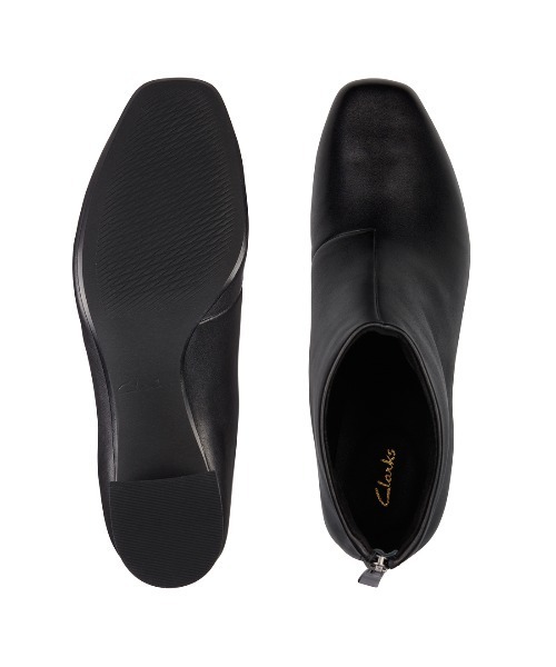 Clarks(クラークス)の「Sheer55 Zip / シーア55ジップ(ブラックレザー)(ブーツ・レディース・ブラック・UK3/UK3.5/UK4/UK4.5/UK5/UK5.5/UK6)」の3枚目の写真