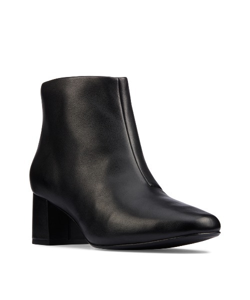 Clarks(クラークス)の「Sheer55 Zip / シーア55ジップ(ブラックレザー)(ブーツ・レディース・ブラック・UK3/UK3.5/UK4/UK4.5/UK5/UK5.5/UK6)」の6枚目の写真