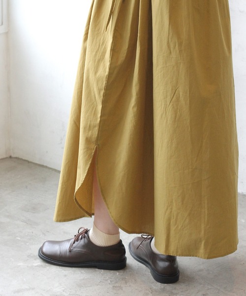 Crisp(クリスプ)の「ドレスシャツワンピース(ワンピース・レディース・ブラック/ホワイト/マスタード・FREE)」の11枚目の写真