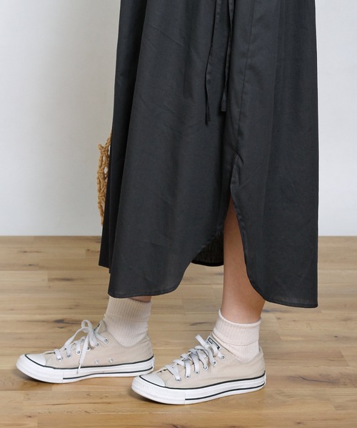 Crisp(クリスプ)の「ドレスシャツワンピース(ワンピース・レディース・ブラック/ホワイト/マスタード・FREE)」の16枚目の写真