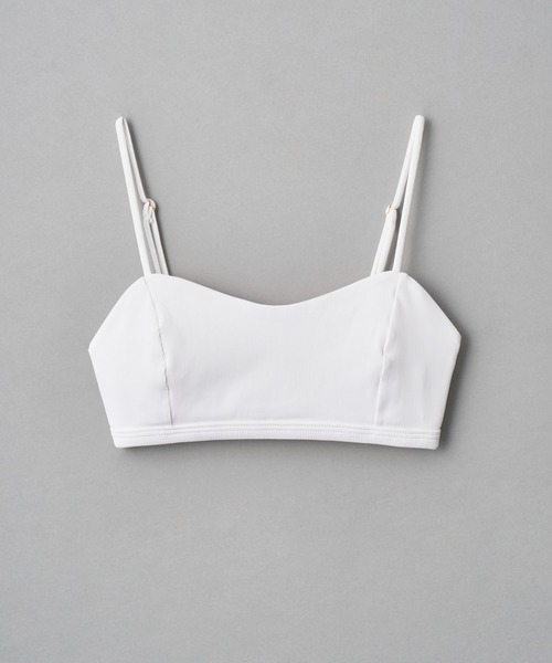 GUACAMOLE（ガカモレ）の「Cami bra top（水着・レディース・ホワイト/ブラック・M）」の5枚目の写真