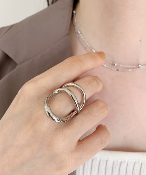 iso（イソ）の「ボリュームフィンガーリング（リング・レディース・その他1/その他2/その他3/その他4/シルバー/ゴールド・FREE）」の5枚目の写真