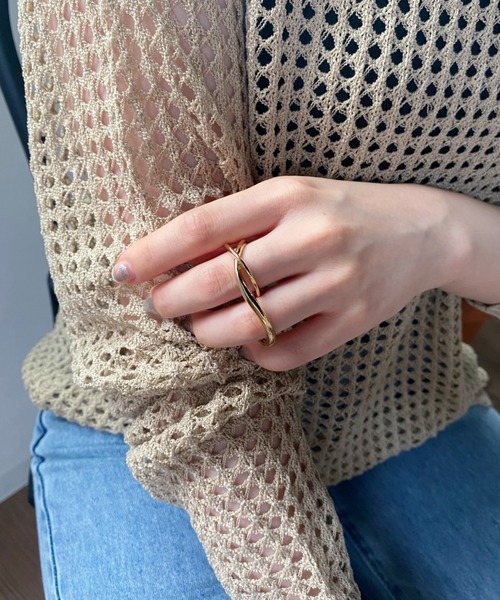 iso（イソ）の「ボリュームフィンガーリング（リング・レディース・その他1/その他2/その他3/その他4/シルバー/ゴールド・FREE）」の2枚目の写真