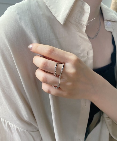 iso（イソ）の「ボリュームフィンガーリング（リング・レディース・その他1/その他2/その他3/その他4/シルバー/ゴールド・FREE）」の6枚目の写真