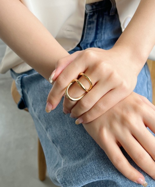 iso（イソ）の「ボリュームフィンガーリング（リング・レディース・その他1/その他2/その他3/その他4/シルバー/ゴールド・FREE）」の13枚目の写真