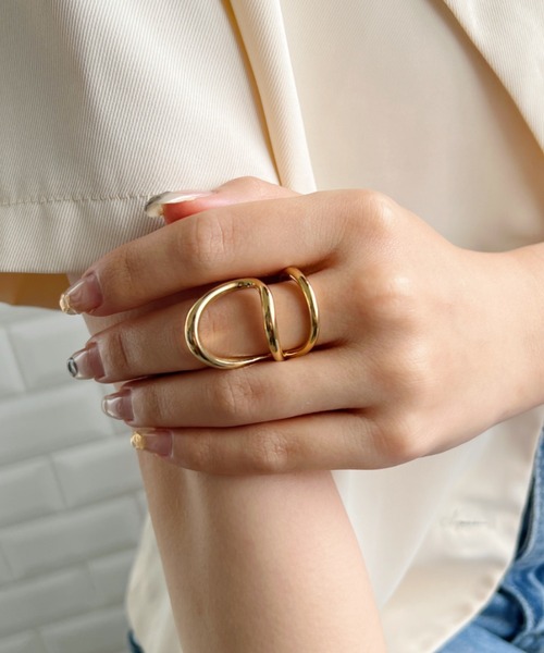 iso（イソ）の「ボリュームフィンガーリング（リング・レディース・その他1/その他2/その他3/その他4/シルバー/ゴールド・FREE）」の14枚目の写真
