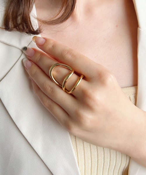 iso（イソ）の「ボリュームフィンガーリング（リング・レディース・その他1/その他2/その他3/その他4/シルバー/ゴールド・FREE）」の15枚目の写真