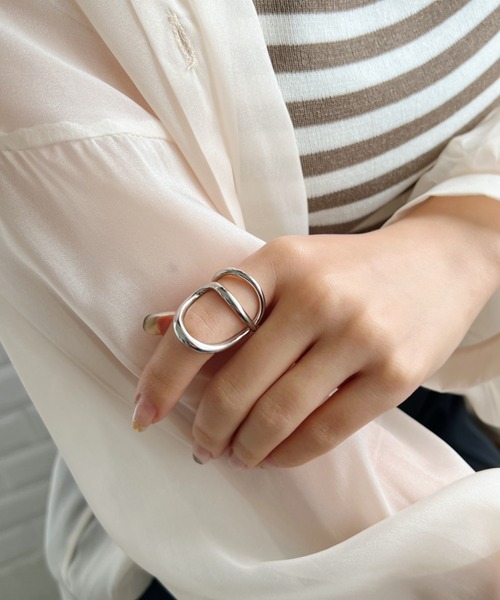 iso（イソ）の「ボリュームフィンガーリング（リング・レディース・その他1/その他2/その他3/その他4/シルバー/ゴールド・FREE）」の10枚目の写真