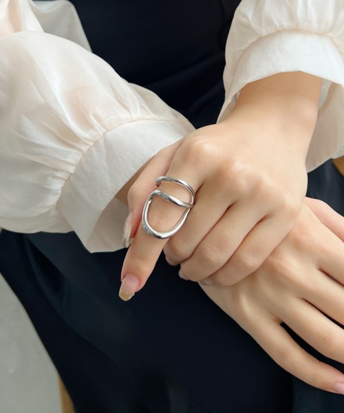 iso（イソ）の「ボリュームフィンガーリング（リング・レディース・その他1/その他2/その他3/その他4/シルバー/ゴールド・FREE）」の11枚目の写真