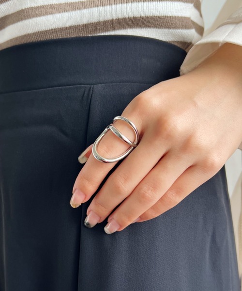 iso（イソ）の「ボリュームフィンガーリング（リング・レディース・その他1/その他2/その他3/その他4/シルバー/ゴールド・FREE）」の12枚目の写真