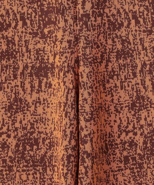 BEAUTY&YOUTH UNITED ARROWS(ビューティーアンドユースユナイテッドアローズ)の「BY レーヨンコットンジャカードニットパンツ -ウォッシャブル-(その他パンツ・レディース・オレンジ/ブラック・S/M)」の5枚目の写真