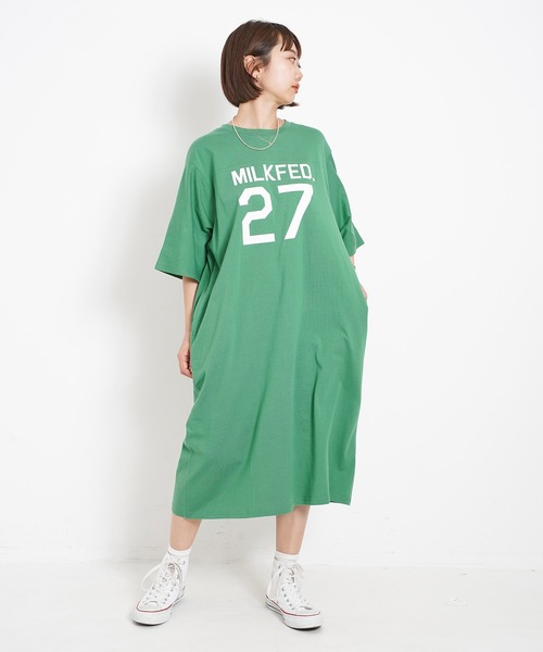 ブランド古着 Tシャツワンピース ワンピース Milkfed ミルクフェド のファッション通販 Zozoused