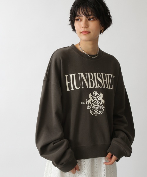 RAGEBLUE（レイジブルー）の「カレッジ裏毛スウェットクルー/959112（スウェット・レディース・オフホワイト/ワインレッド/スミクロ・FREE）」の2枚目の写真