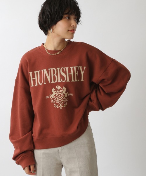 RAGEBLUE（レイジブルー）の「カレッジ裏毛スウェットクルー/959112（スウェット・レディース・オフホワイト/ワインレッド/スミクロ・FREE）」の18枚目の写真