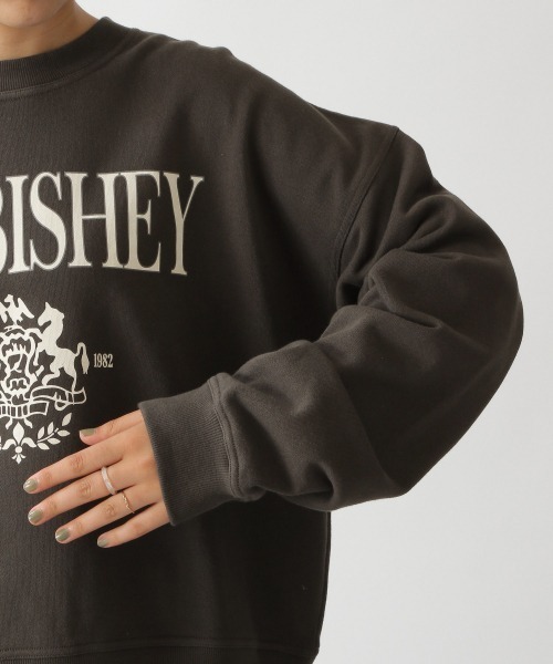 RAGEBLUE（レイジブルー）の「カレッジ裏毛スウェットクルー/959112（スウェット・レディース・オフホワイト/ワインレッド/スミクロ・FREE）」の7枚目の写真