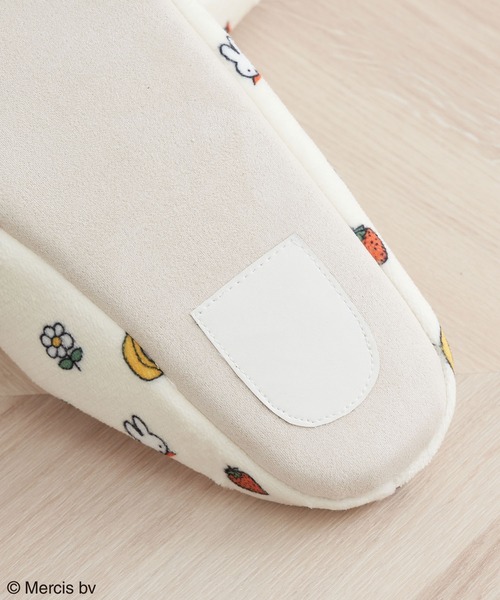 Miffy( ミッフィー)の「【miffy×ROPE' PICNIC】フルーツフラワープリントルームシューズ(ルームシューズ/スリッパ・レディース・ネイビー/キナリ・FREE)」の7枚目の写真