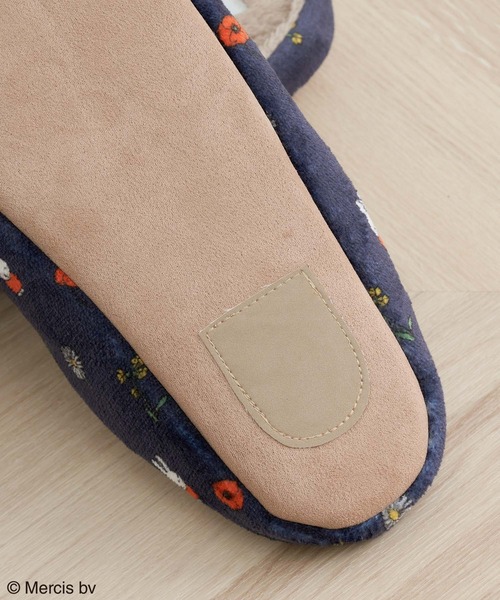 Miffy( ミッフィー)の「【miffy×ROPE' PICNIC】フルーツフラワープリントルームシューズ(ルームシューズ/スリッパ・レディース・ネイビー/キナリ・FREE)」の10枚目の写真