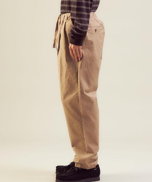 green label relaxing（グリーンレーベルリラクシング）の「＜GLR/ lab＞60/3 チノクロス イージー トラウザーズ（その他パンツ・メンズ・オリーブ/ベージュ/ブラック・M/L/S/XL）」の10枚目の写真